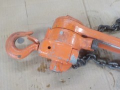 CM Columbus Mckinnon 640 Series USA Manual Lever Chain Hoist 3/4 ton