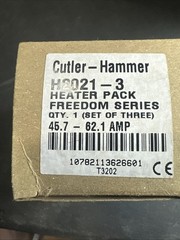 CUTLER HAMMER H2021-3 FREEDOM SERIES 14.0-22.8AMP HEATER (BOX OF 3)