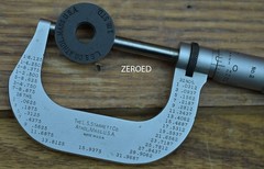The L.S. Starrett Co. No. 2RL 1-2″ Outside Micrometer Satin Chrome .001″ 137 STD