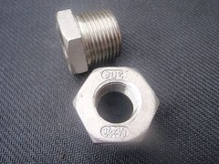 2 PACK STAINLESS STEEL BUSHING REDUCER 3/4″ x 3/8″ NPT PIPE BS-075-037