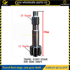 Fits Bobcat E32 Travel Motor Shaft 18T 98mm ,11T/13T 89mm Sun Gear Center Tooth