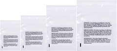 Poly Bags with Suffocation Warning 4×6″, 5×7″, 6×9″, 8×10″ Small Combo Pack …