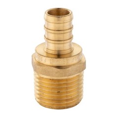 EFIELD 20 PCS 1/2″ PEX x 1/2″ Male NPT Adapters Brass Crimp Fittings, Lead Free
