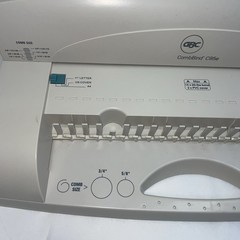 GBC CombBind C95e Manual Comb Binding Machine Great Condition ￼