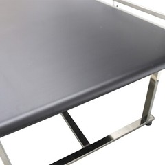 59×35.4″PVC Conveyor System w/Double Guardrails 55-66Lbs Load Packing Equipment