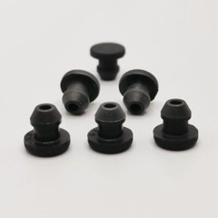 Black Round Silicone Rubber Seal Hole Plugs Blanking End 2.5mm-50.6mm