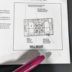 Wall Mount for EXIT Sign EATON Sure-Lites Replacement 049-267