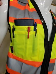 FX Surveyor Two Tone Yellow Safety Vest ANSI/ ISEA 107-2015 Approved