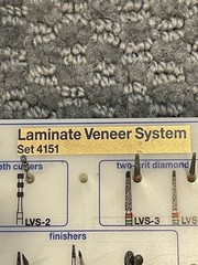 4151 Laminate Veneer Preparation System By Brasseler, used