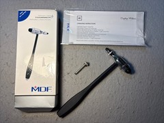 MDF Instruments, Tromner Neurological Reflex Hammer with Built-in Brush