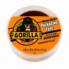 4 Pack of Gorilla Heavy Duty Packaging Tape 1.88” x 40 yd Tear Resistant NEW