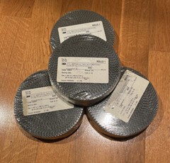 NEW 1 Case 3M 273L Microfinishing Film 3 Scalloped Roll 1.187″,450ft,5/8, 40 MIC