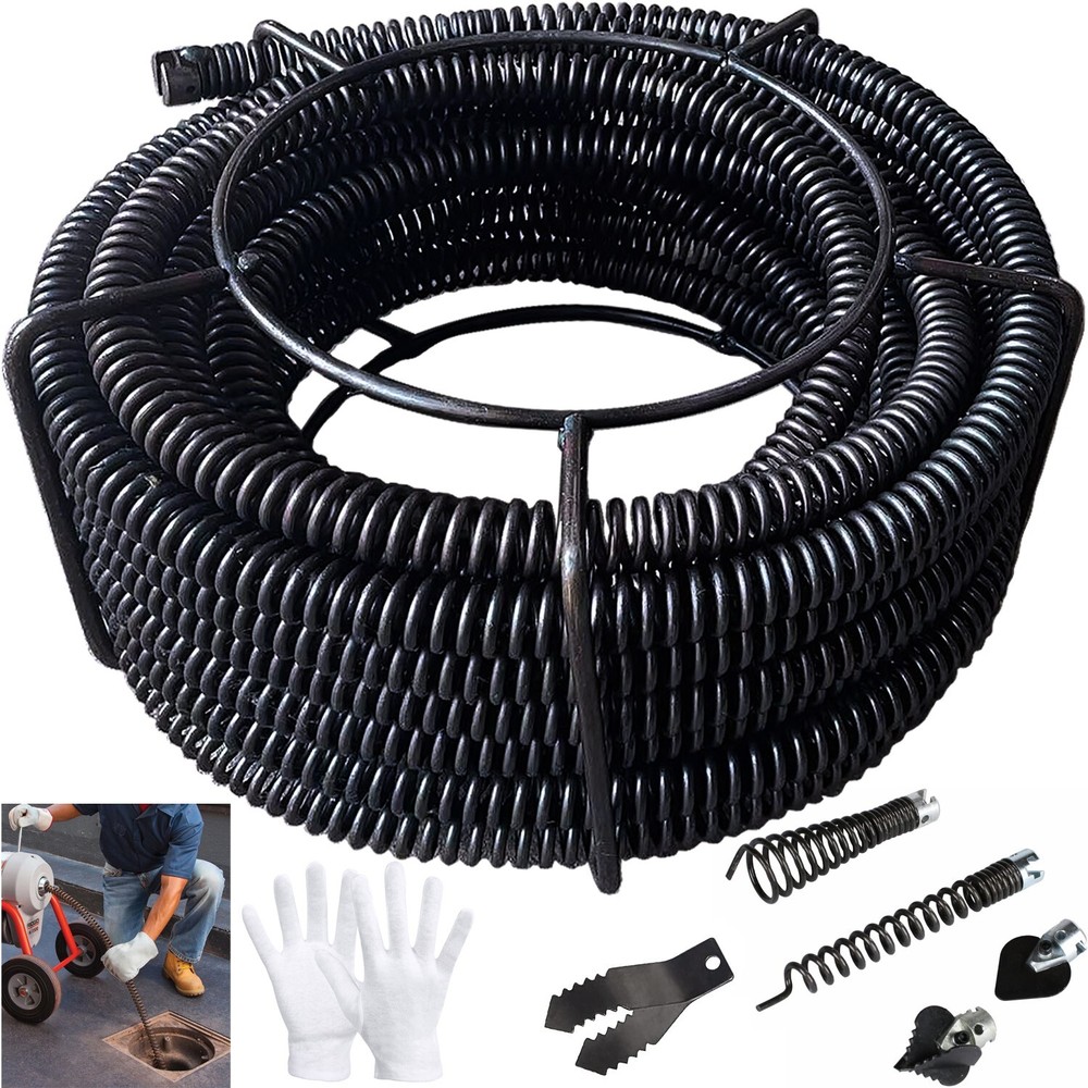 7/8″ Cable fits RIDGID K60 C10 45′ Sectional Pipe Drain Cleaning Cable &Carrier