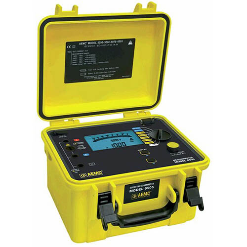 AEMC 6505 (2130.18) Digital/Analog Megohmmeter, 5000V Max Test Voltage