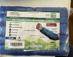 Disposable Plastic Arm Sleeves 100 per pack (17 Packs available)