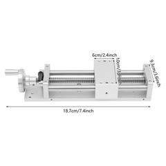 Manual Sliding TableX/Y/Z Axis Linear Rail Stage CNC SFU1605 L=200mm Strokes New