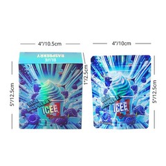 25Sets 3.5g Portion Pouch | Smell-Resistant Foil Bag | Thick Mylar Style