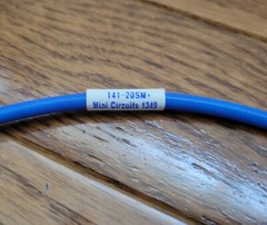 Mini-Circuits 141-20SM+ Coaxial Cable 50ohms 20″ Hand Formable Flexible DC-18GHz