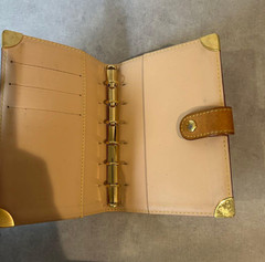 Louis Vuitton Monogram Multicolor Notebook Cover R20896 White Planner Cover Auth