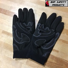 LIBERTY LIGHTNING GEAR ONYX WARRIOR MECHANICS/UTILITY WORK GLOVES 0915BK (S-2XL)