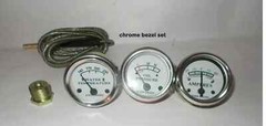 Tractor Oil Pressure, Ammeter, Temperature Gauge Set Replacement fits John Deere