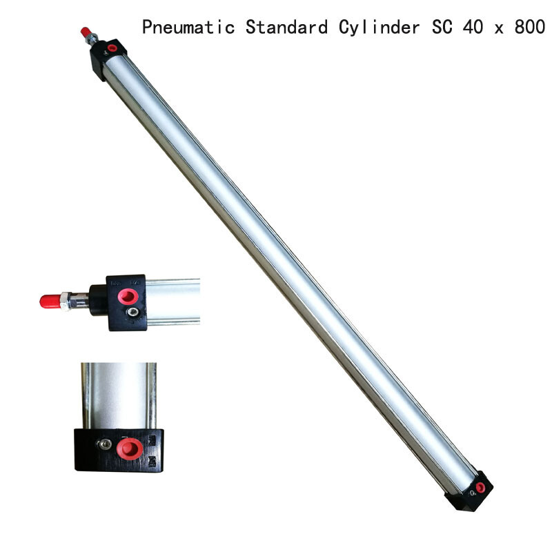1 pc 31.5″Stroke 1.5″ Bore Pneumatic Standard Cylinder Double Acting SC 40 x 800