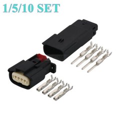 4 Pin/Way Molex MX150 Motorcycle Automotive Male Female Connector Plug Kit