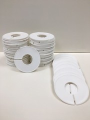 BLANK CLOTHING SIZE DIVIDERS bag of 100