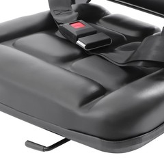 NEW UNIVERSAL FORKLIFT SEAT FITS CLARK CAT HYSTER YALE TOYOTA MITSUBISHI BLACK