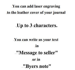 Personalized Leather Journal With Small Defects Handmade Deckle Edge Paper
