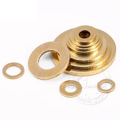 FLAT WASHERS FORM A – BRASS M2 M2.5 M3 M4 M5 M6 M8 M10 M12 M14 M16 M20 M22 M24