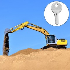 Versatile 10-Pack 455 Keys for Scissor Lifts – Compatible with Multiple Brands