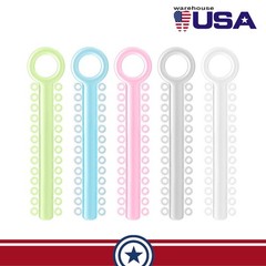 25 Colors AZDENT Dental Orthodontic Ligature Ties Elastic Rubber Bands Bracket