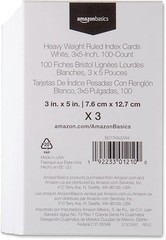 300 Count Heavy Index Cards, 3×5 Inches – Essential for Students & Professionals