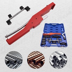 HVAC Ratcheting Pipe Tube Bender Tool Kit 1/2” 1/4″-7/8″ 90 Bending 7 Dies