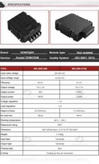 36V 48V to 12V 50A 60A 80A 100A DC Step Down Converter Buck Regulator Golf Cart