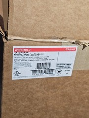 Wiremold Legrand 4ATCP4RAA 4″ Prewired Surface 4 Receptacle Brushed Aluminum