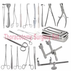 24 Pcs Thoracotomy Surgery Set Surgical Instruments for Thoracic Procedures