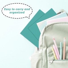 Two Pocket Folders, 50 Pack 2 Pocket Folders Fit Letter Size Paper, Paper