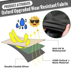 IBC Tote Cover with Zipper – Heavy-Duty 420D Oxford Fabric Waterproof 275/