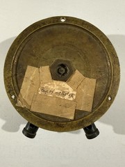 Antique Norton Ammeter No. 1615 – Brass Industrial Electrical Gauge CT