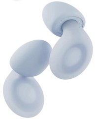 Loop Dream – Silicone/Memory Foam Earplugs for Sleep Comfort Blue New Open Box