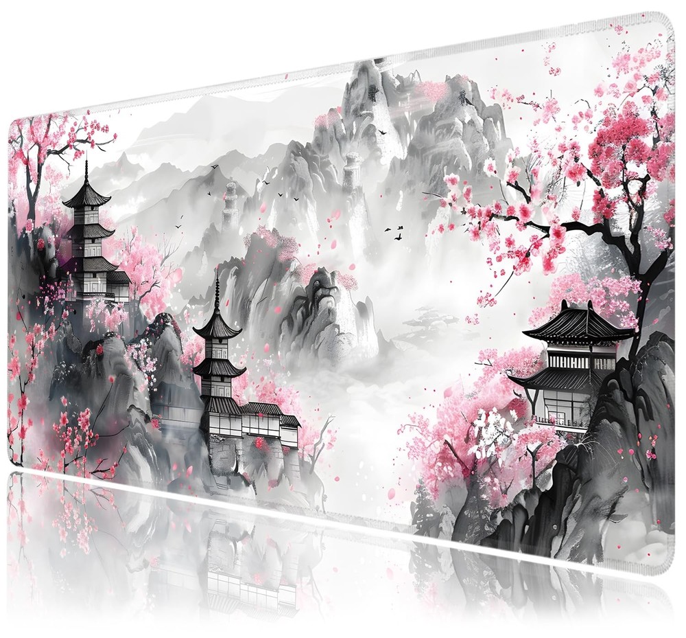Japanese Cherry Blossom Large Mouse 35.4L x 15.7W inches,