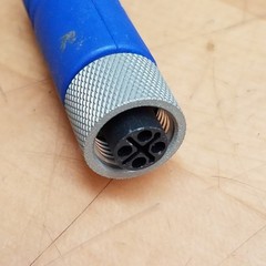 Belden Lumberg RSTS 4S-RKTS 4S-700/5M Cable, 5M, M12 Power Double-Ended, 4 Pin