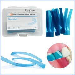 Dental M8 Contoured Anterior Matrix Restoration Matrices Polyester Blue Strip