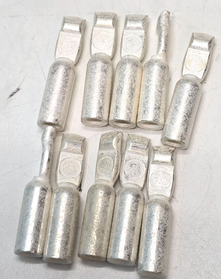 10-Pack NEW Genuine Anderson SB175 Silver Plated Contacts 4 AWG 1384-BK