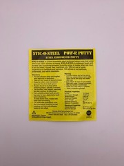 STIC-O-STEEL Pow-R Putty Steel Reinforced Epoxy Putty – 2 oz. (SS2)