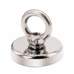 128LBS Pulling Force Neodymium Fishing Magnets, Strong Round Rare Earth