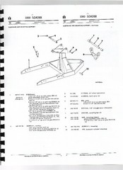 IH International 1000 Loader Parts Manual Catalog Attachment