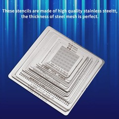 36pcs BGA Reballing Stencils Rework Station